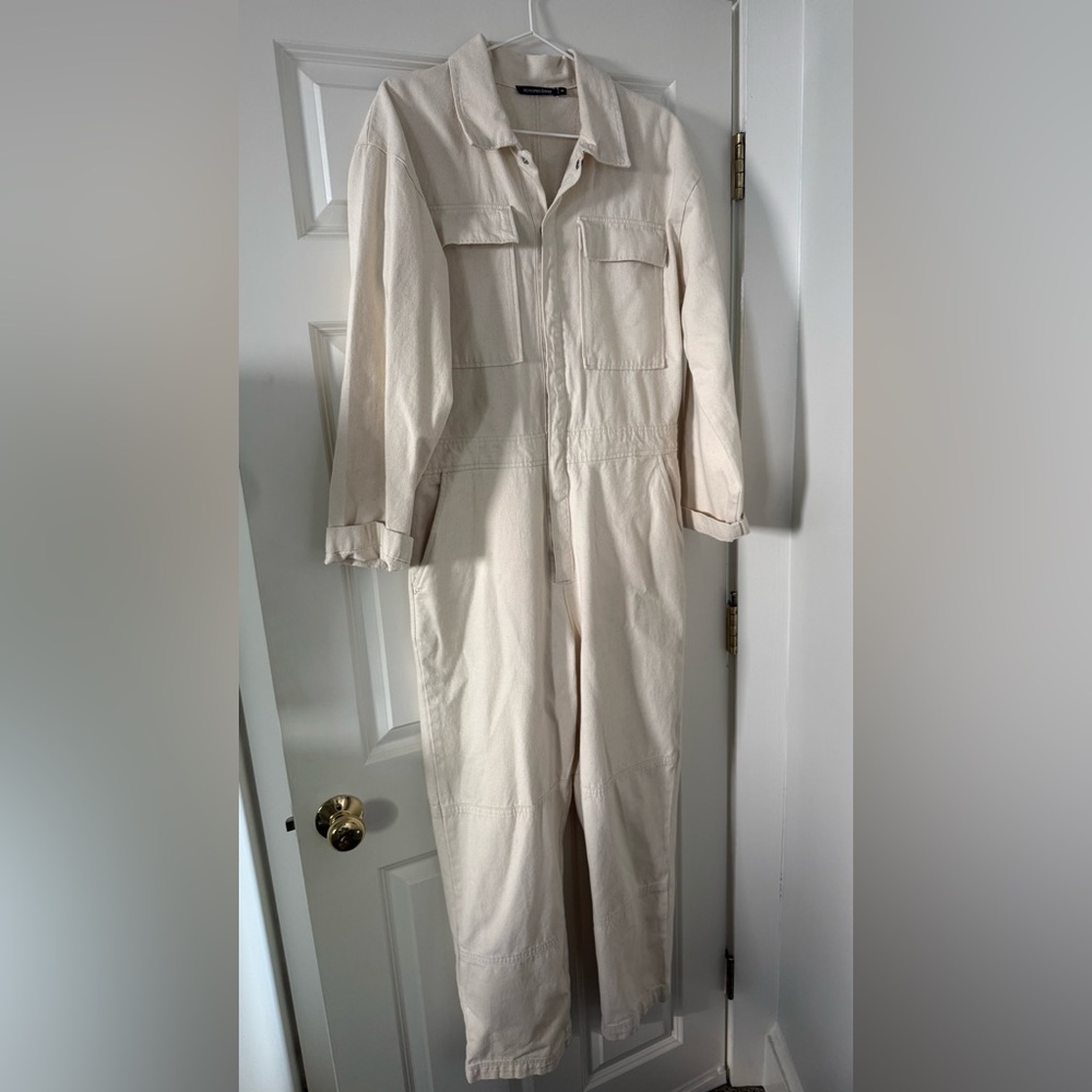 Women's Cream Jumpsuit